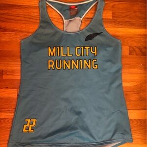 Blue Mill City Running Tank Top